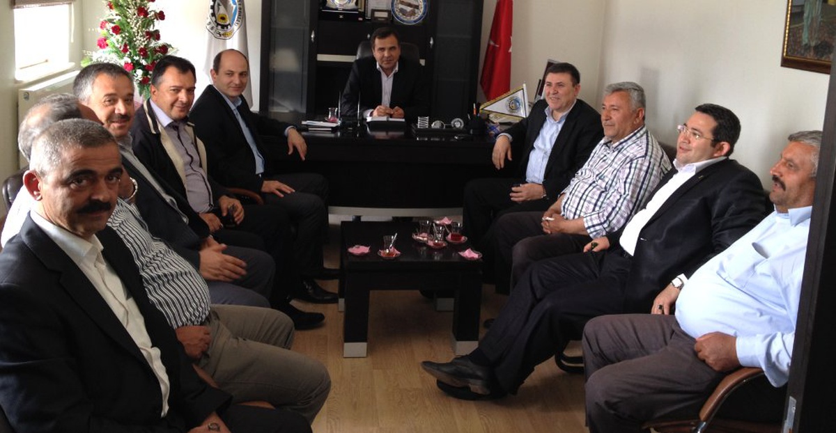 Aksaray'da AK Parti Heyetinden Borsaya Ziyaret