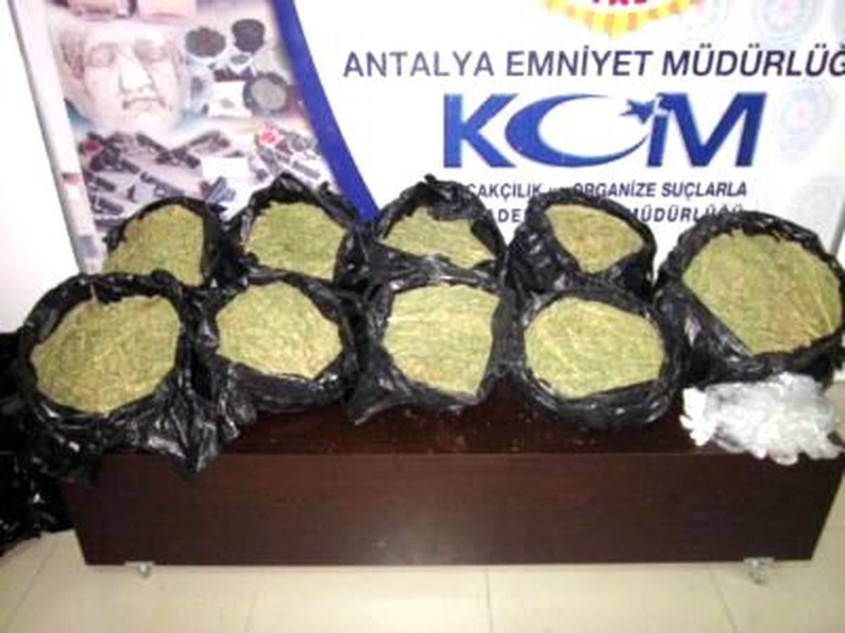 Antalya'da Uyuşturucu Operasyonu