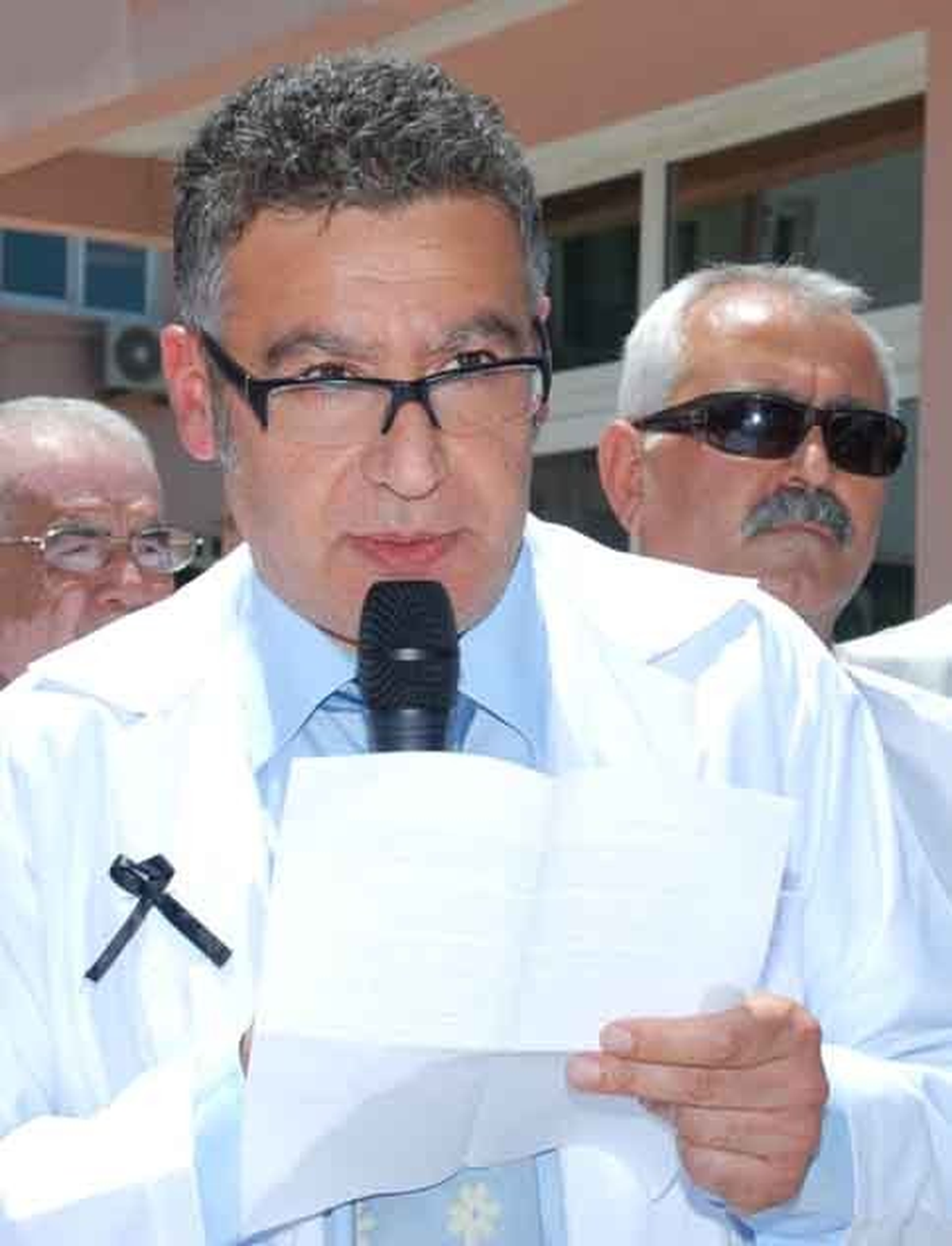 Beyaz Önlüklü 'Şiddet' Protestosu