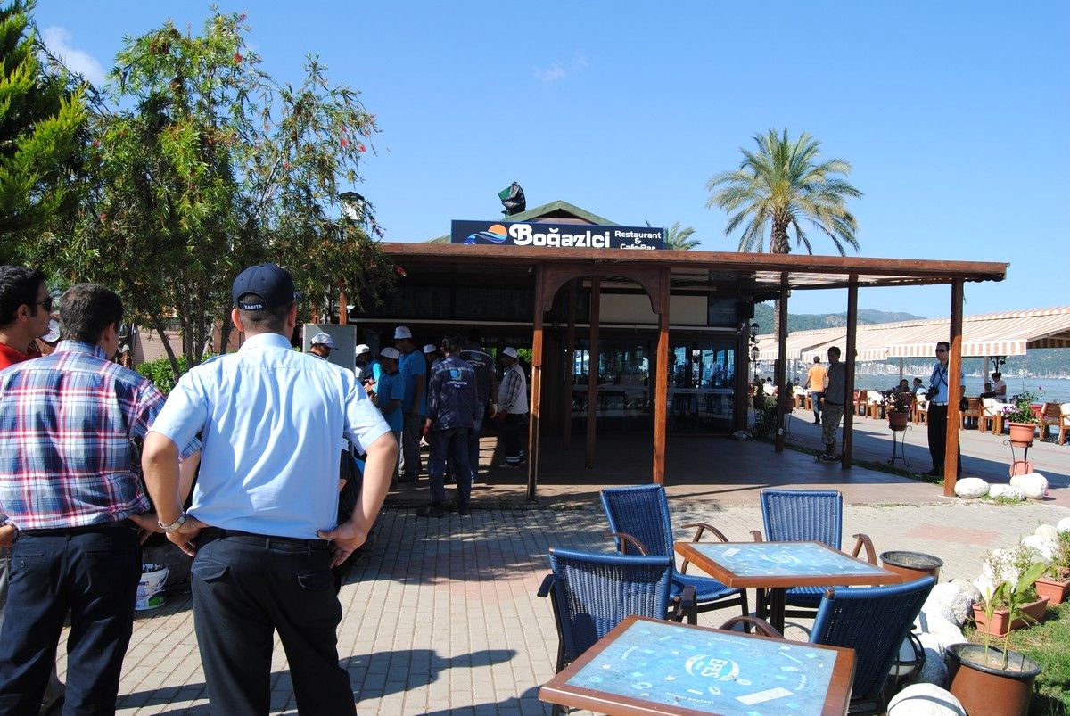 Fethiye'de Sahilinde Yıkım