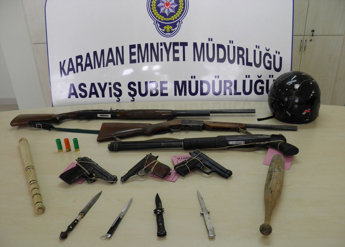 Karaman'da Silahlı, Bıçaklı Kavga: 1 Yaralı