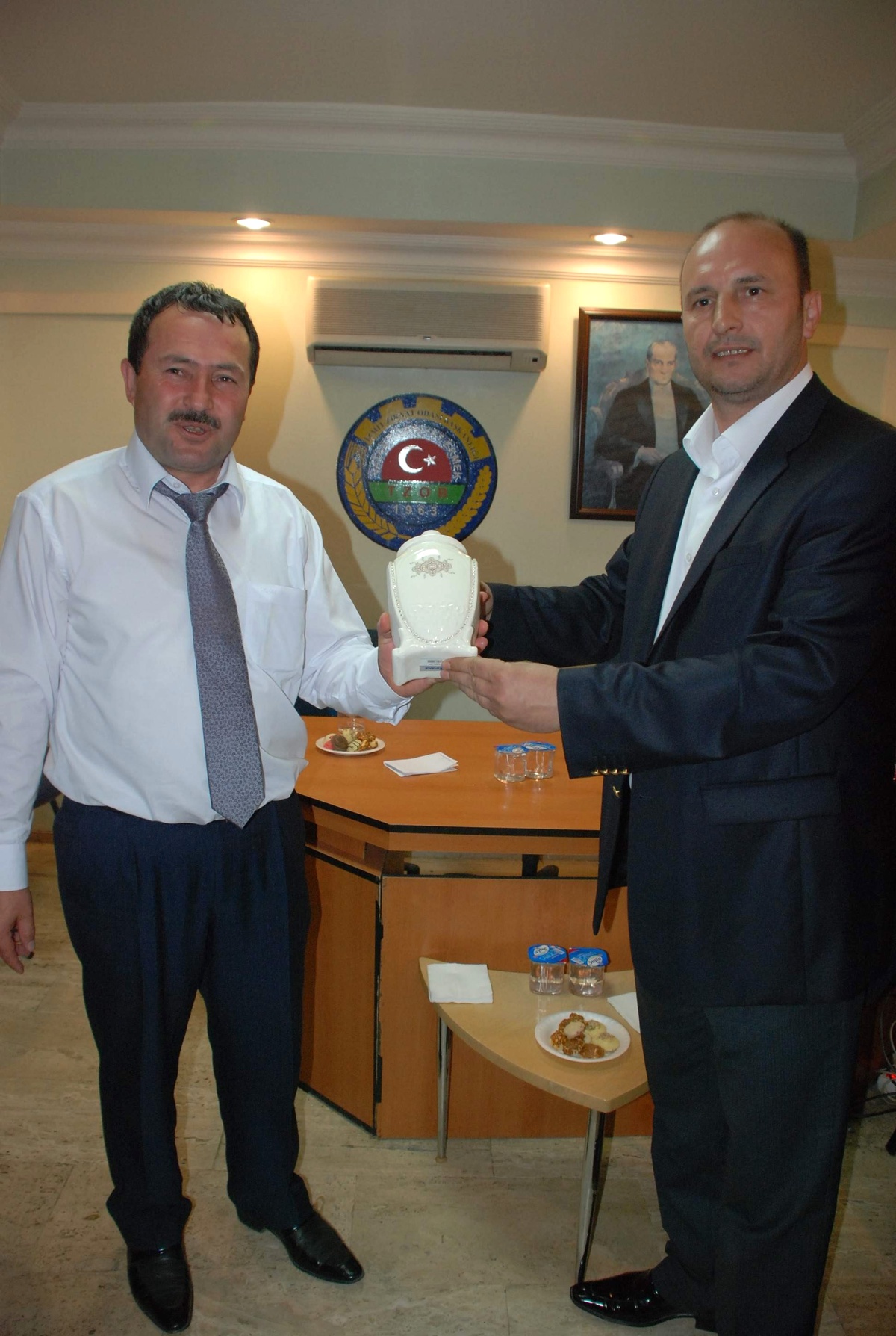 Muhtarlardan Ziraat Odasına Ziyaret