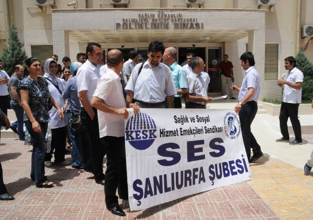 Şanlıurfa'da Başhekime Protesto