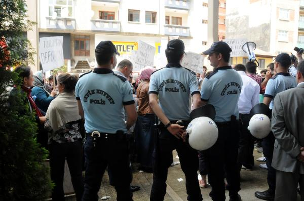 Trabzon'da Çöp Tesisi Protestosu