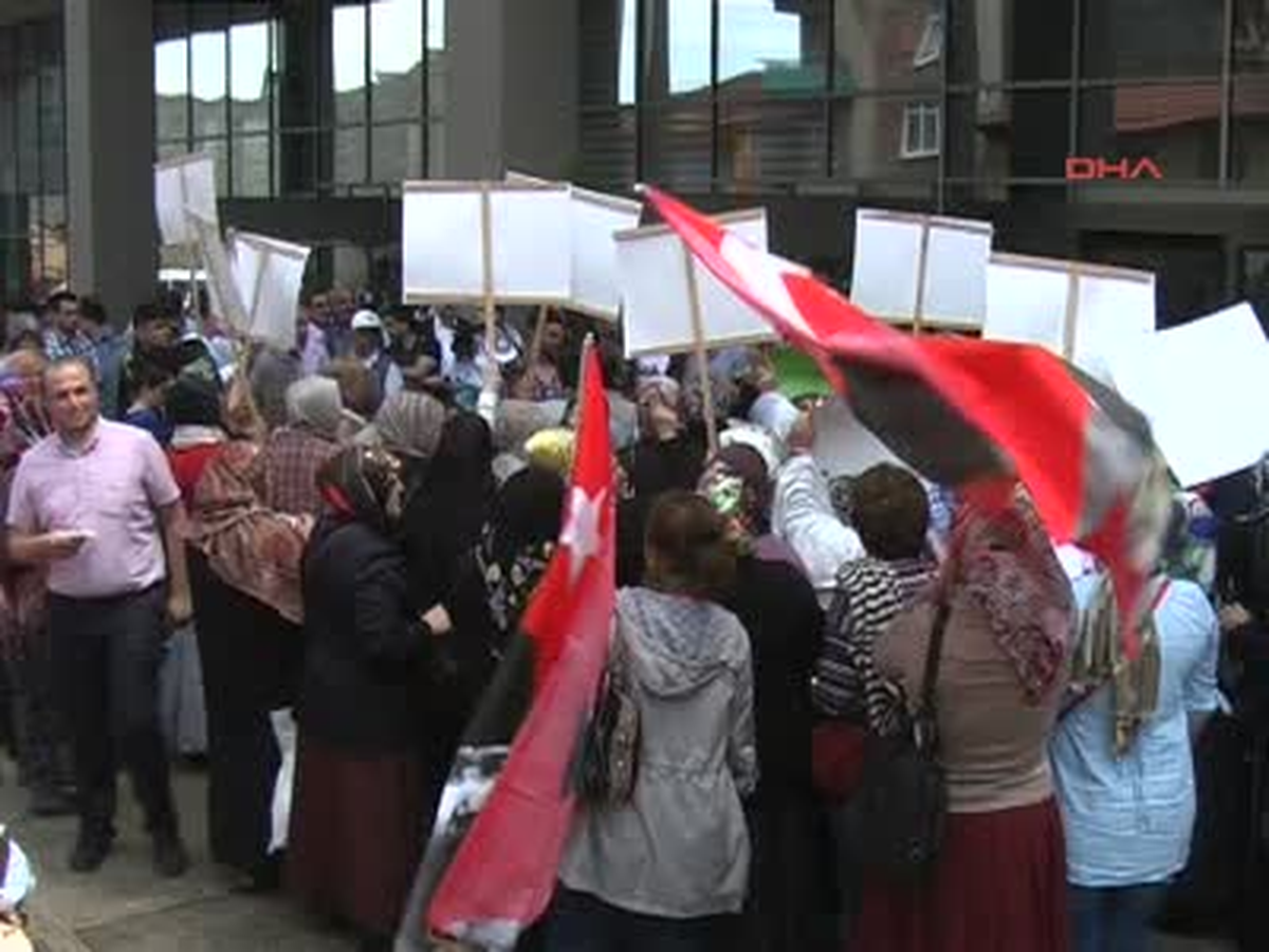 Trabzon'da Çöp Tesisi Protestosu