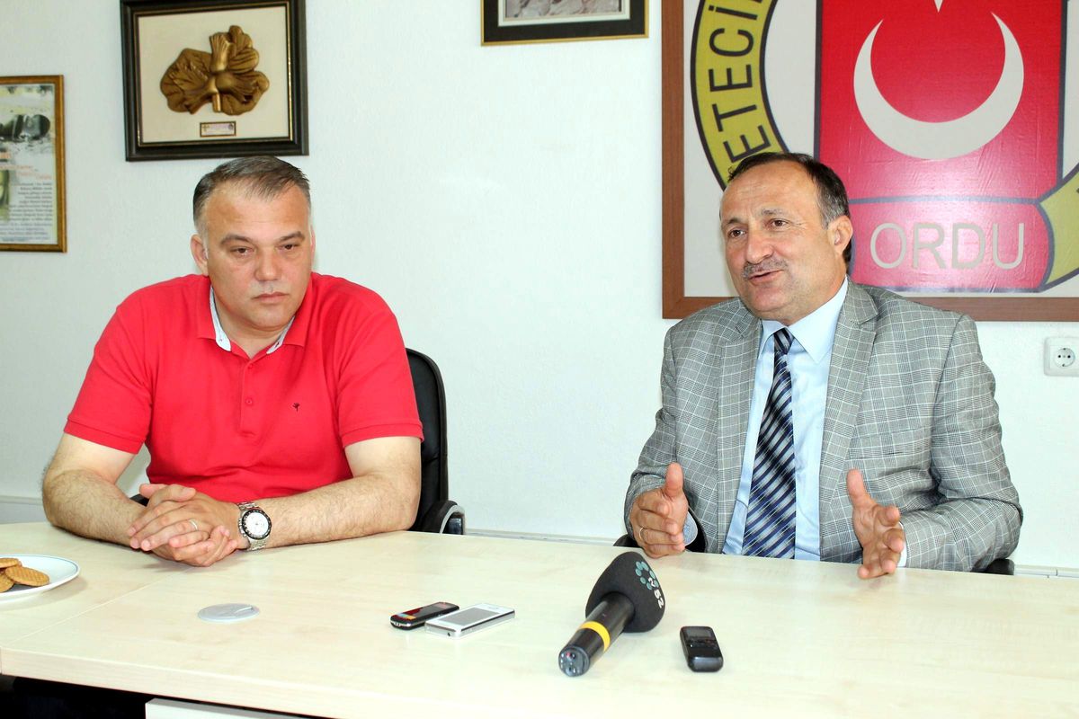 Arif Çelenk, Ordu Gazeteciler Cemiyeti'ni Ziyaret Etti
