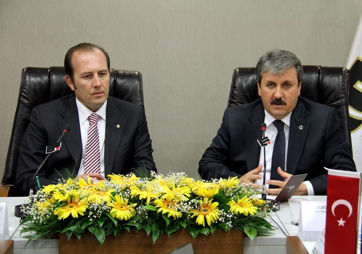 BBP Genel Başkanı Mustafa Destici Eto Başkanı Harun Karacan'ı Ziaret Etti
