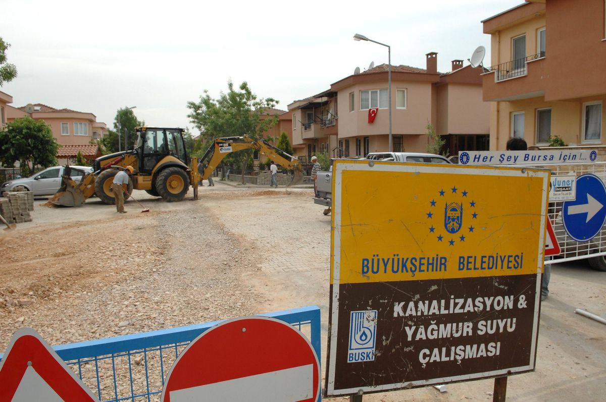 Bursa'nın Yağmur Suyu Hatları Avrupa Normlarında