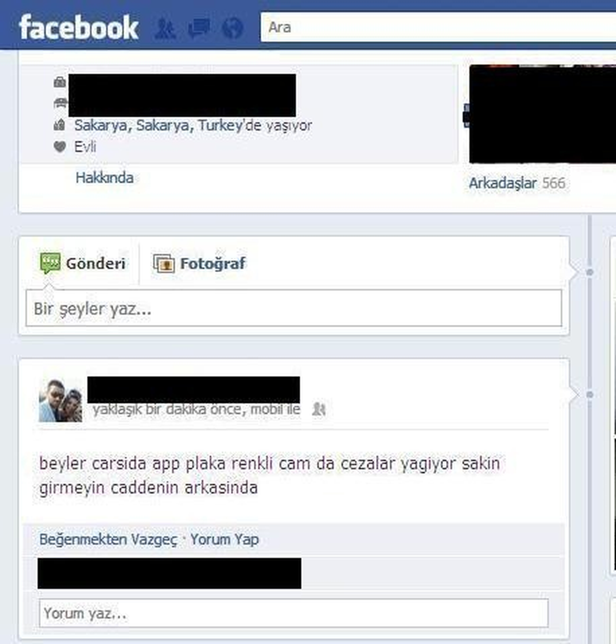 Sosyal Medyadan Kontrol Uyarısı