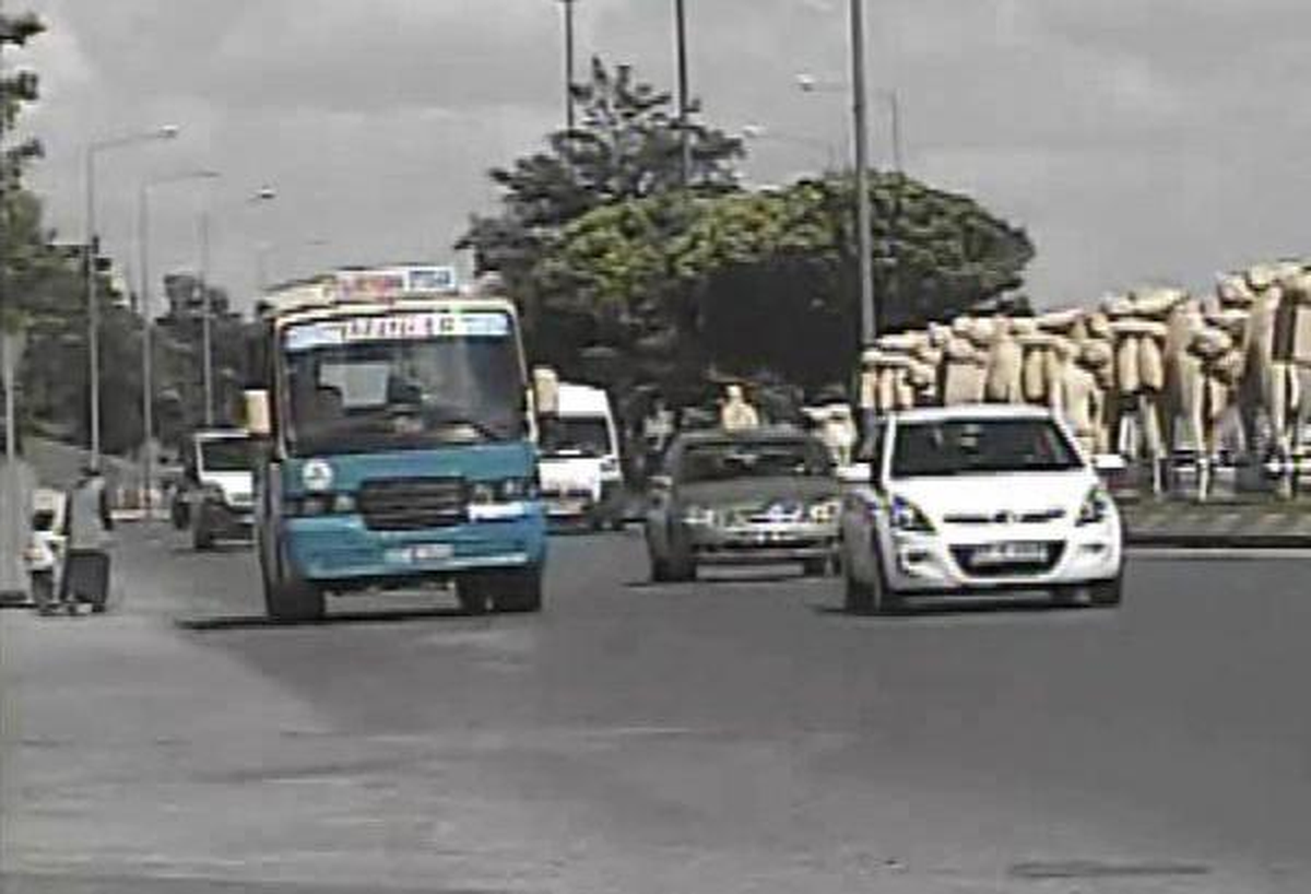 Trafik Kazası Radar Kamerasına Takıldı