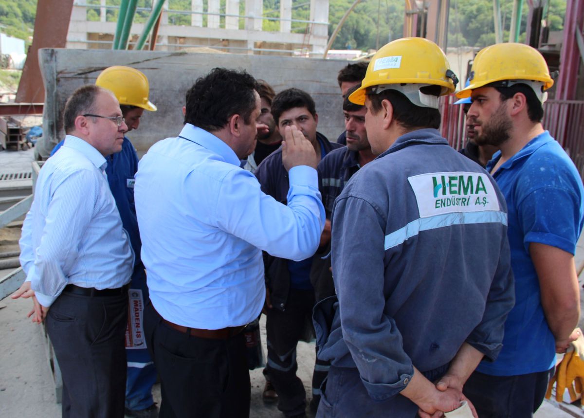 Tutkun, Amasra'da Hema İşçisini Bilgilendirdi
