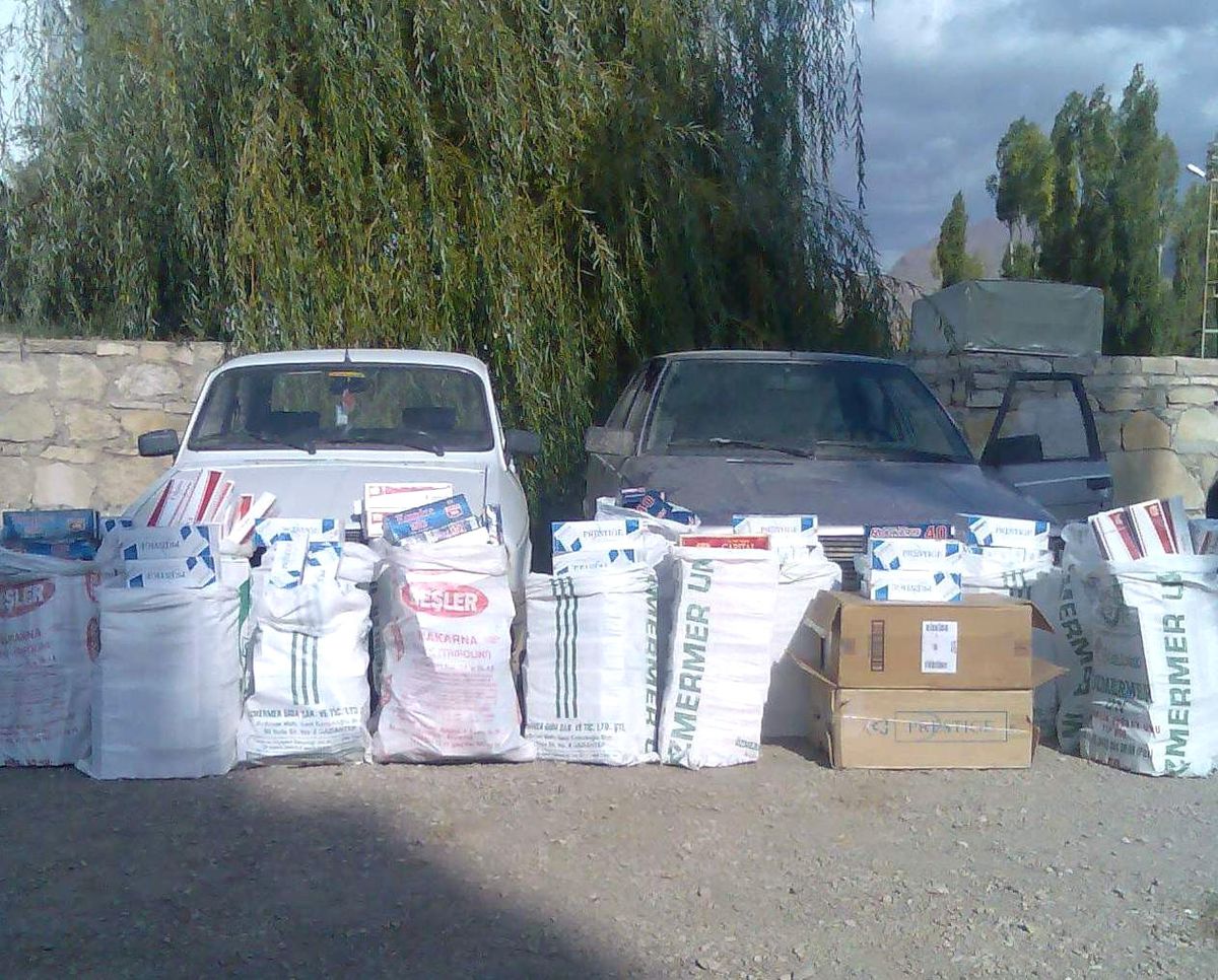 Van'da Kaçak Sigara Operasyonu