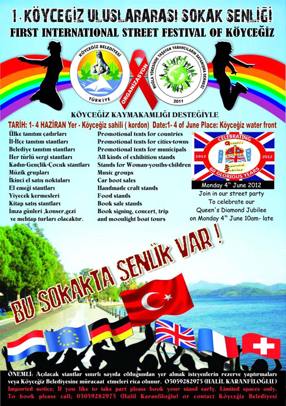 1.köyceğiz Uluslararası Sokak Şenliği Başlıyor