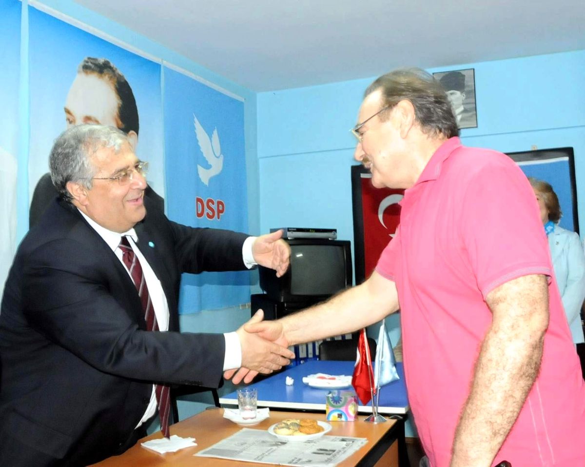 Aksu DSP Genel Başkanı Türker'le Buluştu