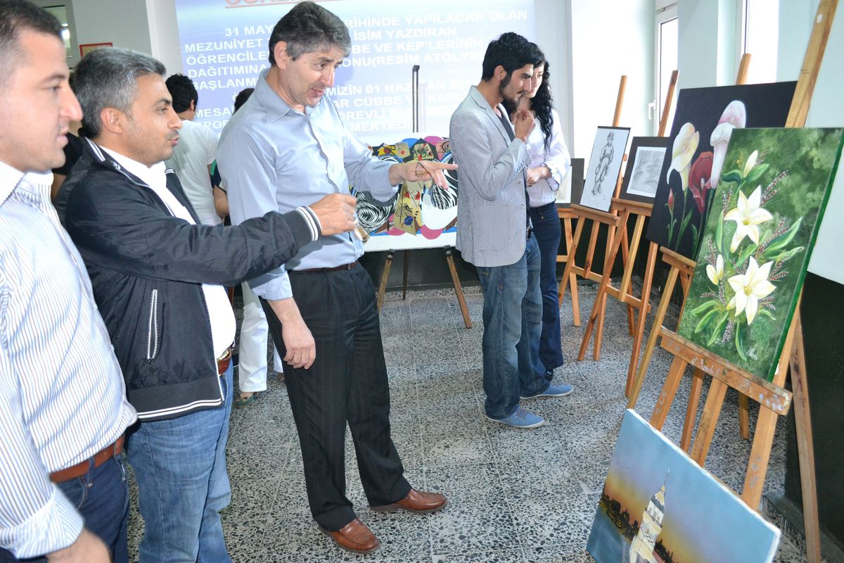 Alaplı Myo'da Resim Sergisi Açıldı