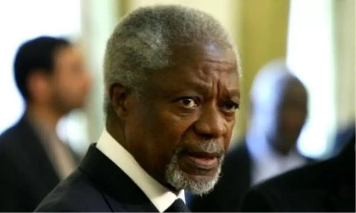 Annan: "Suriye Konusundaki Uluslararası Girişimler Yoğunlaştırılmalı"