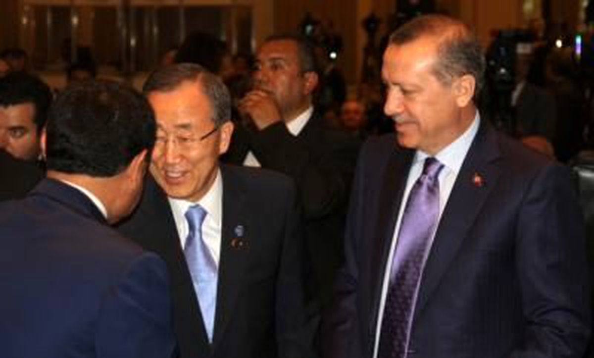 Başbakan Erdoğan, Ban Ki-Moon ile Bir Araya Geldi