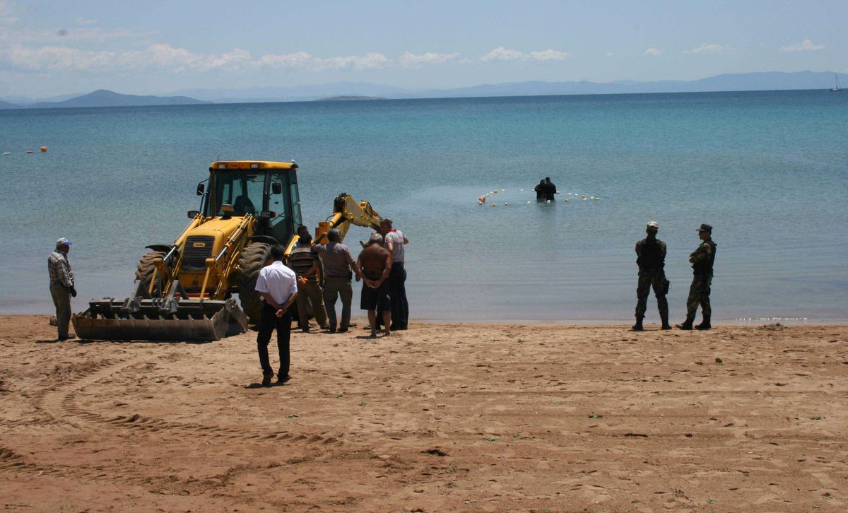Didim 3. Koy da Birinci Dünya Savaşı\'ndan Kalma Mayın Bulundu