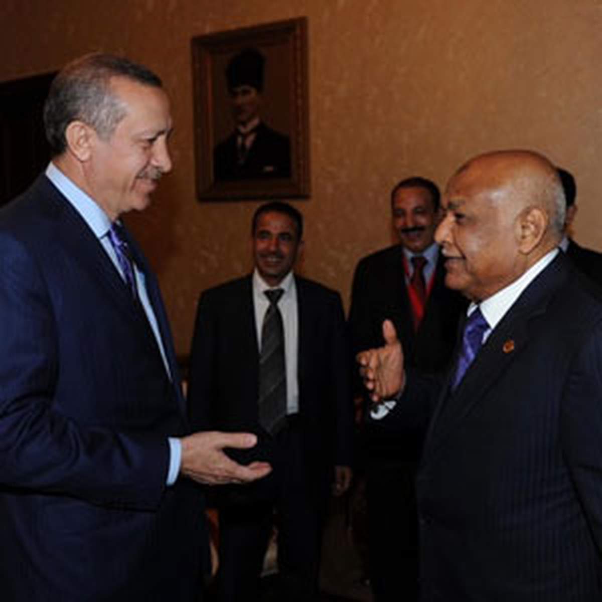 Erdoğan, Yemenli Mevkidaşı Basendwah ile Görüştü