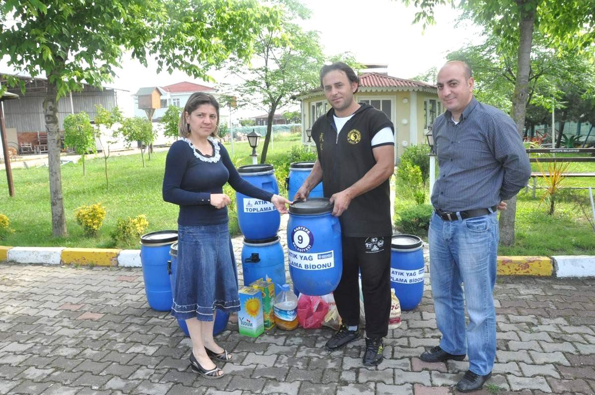 Kartepe'de Atık Yağlar Toplanıyor