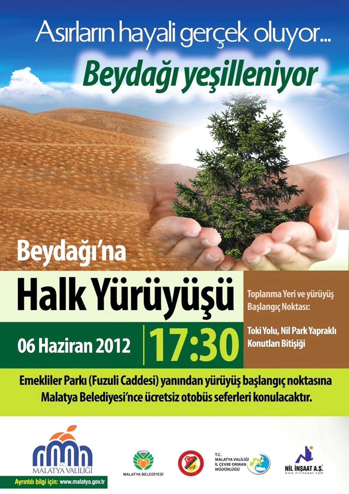 Malatya'da Beydağı Ağaçlandırılması İçin Yürüyüş Yapılacak