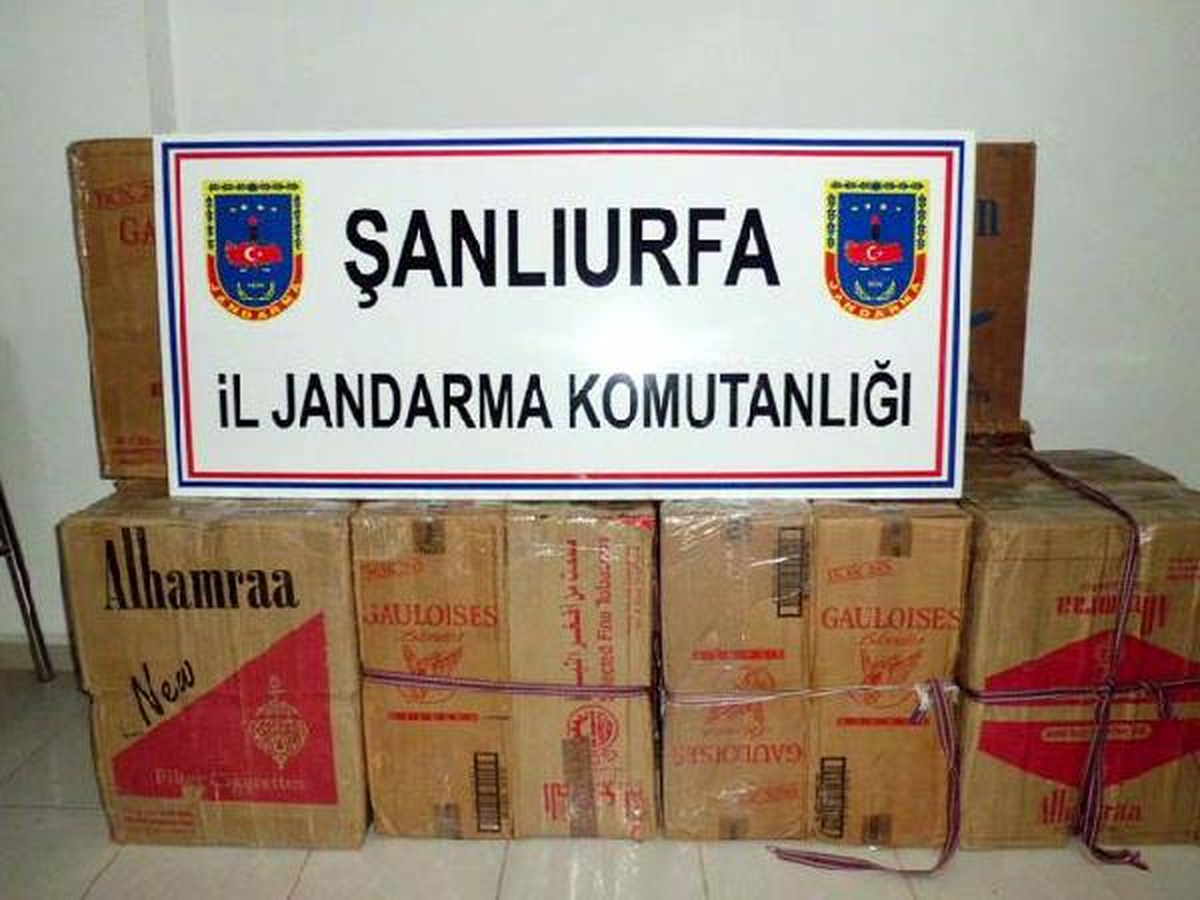 Şanlurfa\'da 19 Bin Paket Kaçak Sigara Ele Geçirildi