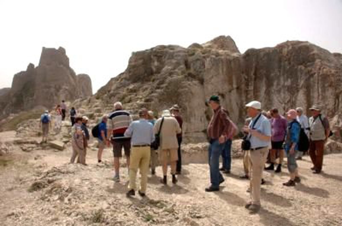 Tarihi Van Kalesi'ne Turist Akını