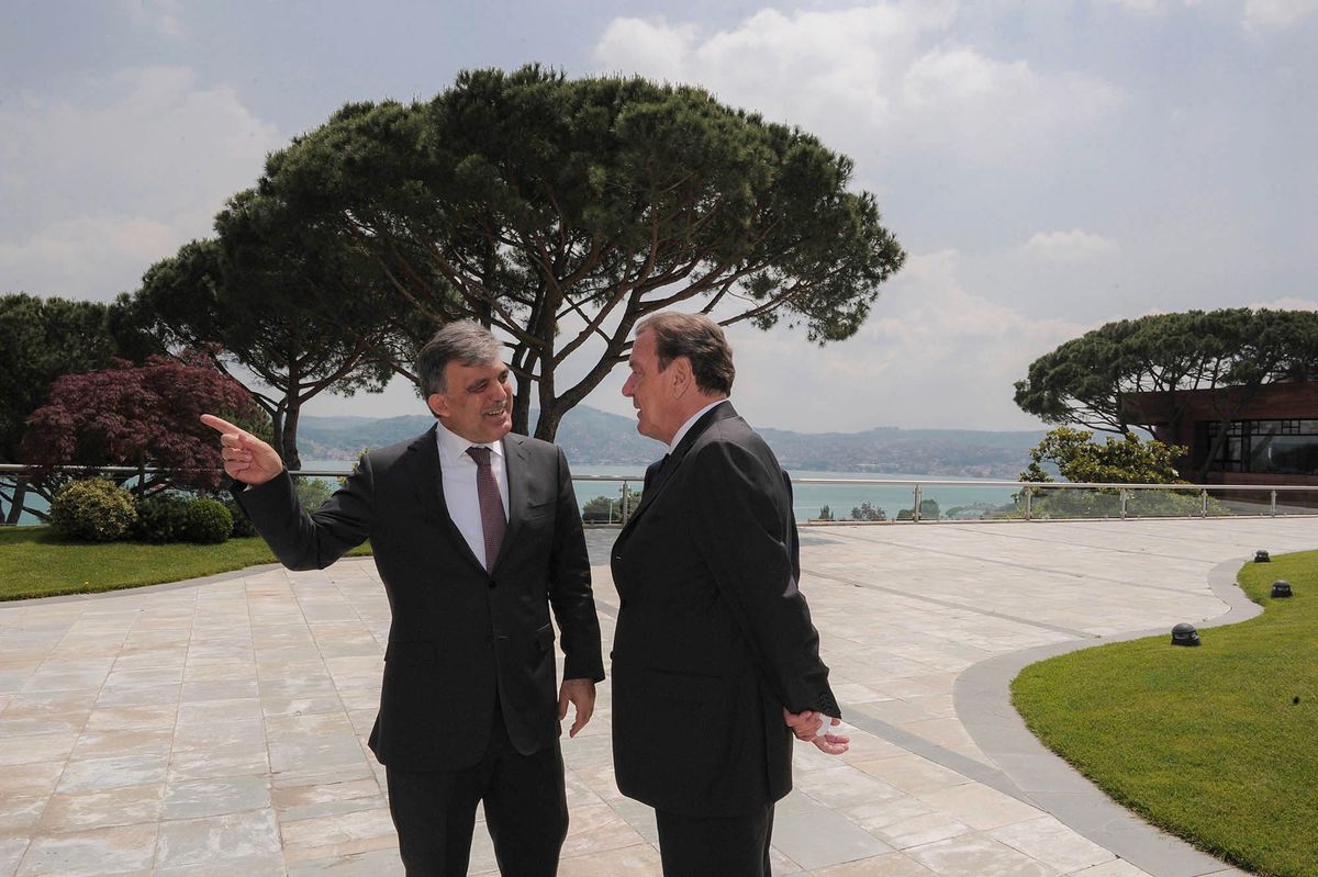 Cumhurbaşkanı Gül, Gerhard Schroeder ile Görüştü