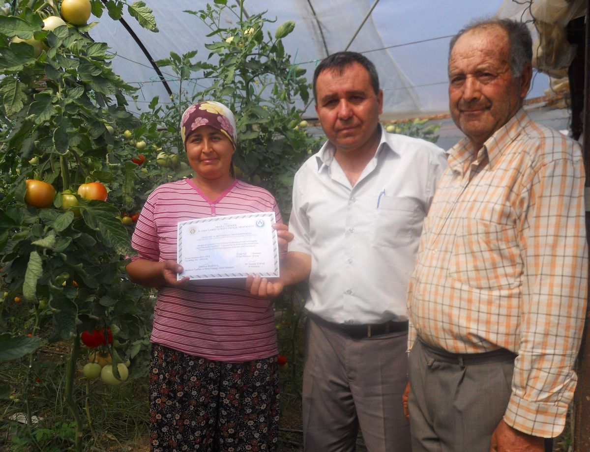Dalaman'da Eküy Üreticilerine Sertifikaları Verildi