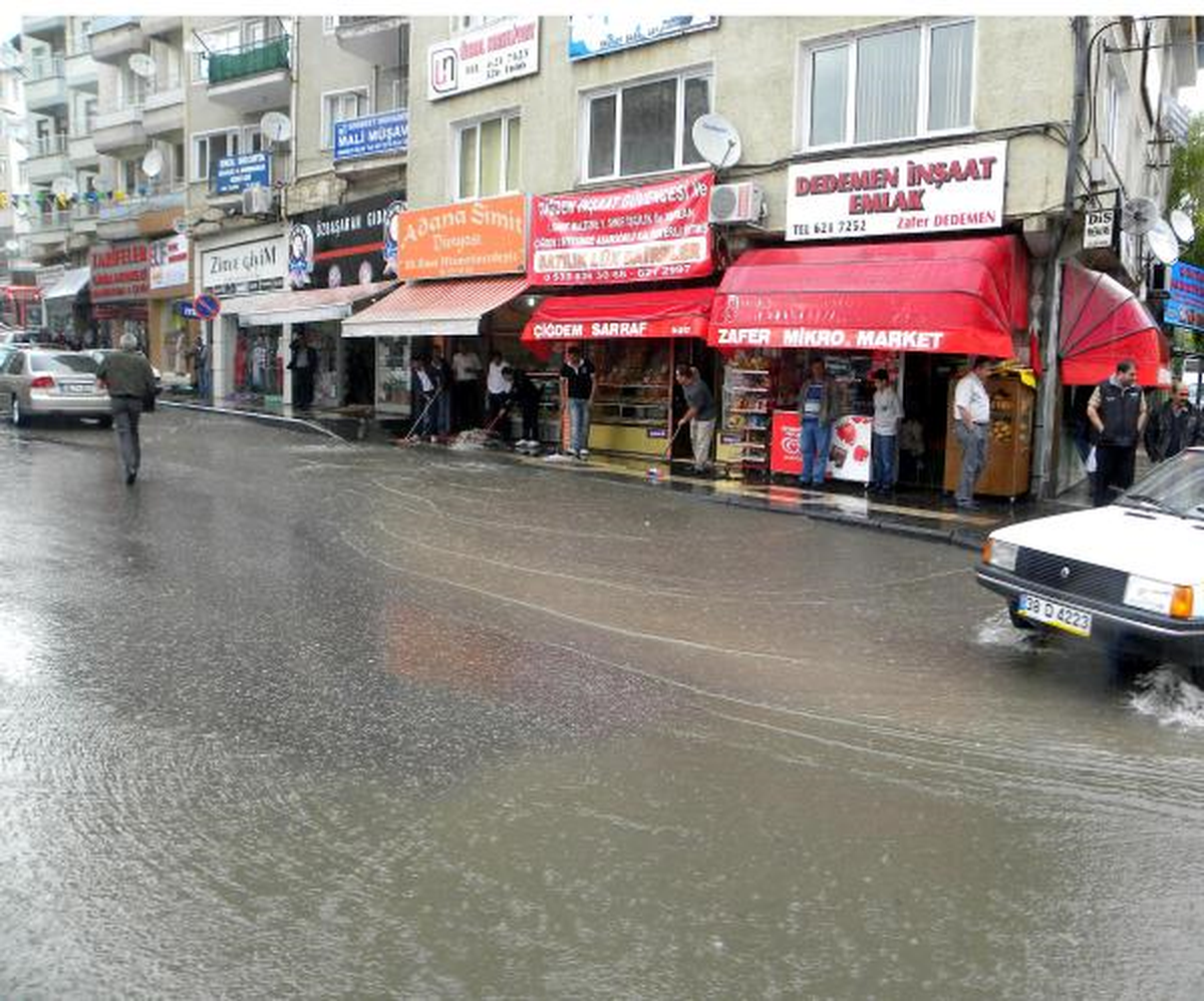 Erciyes\'e Haziran Karı, Develi\'de Sel