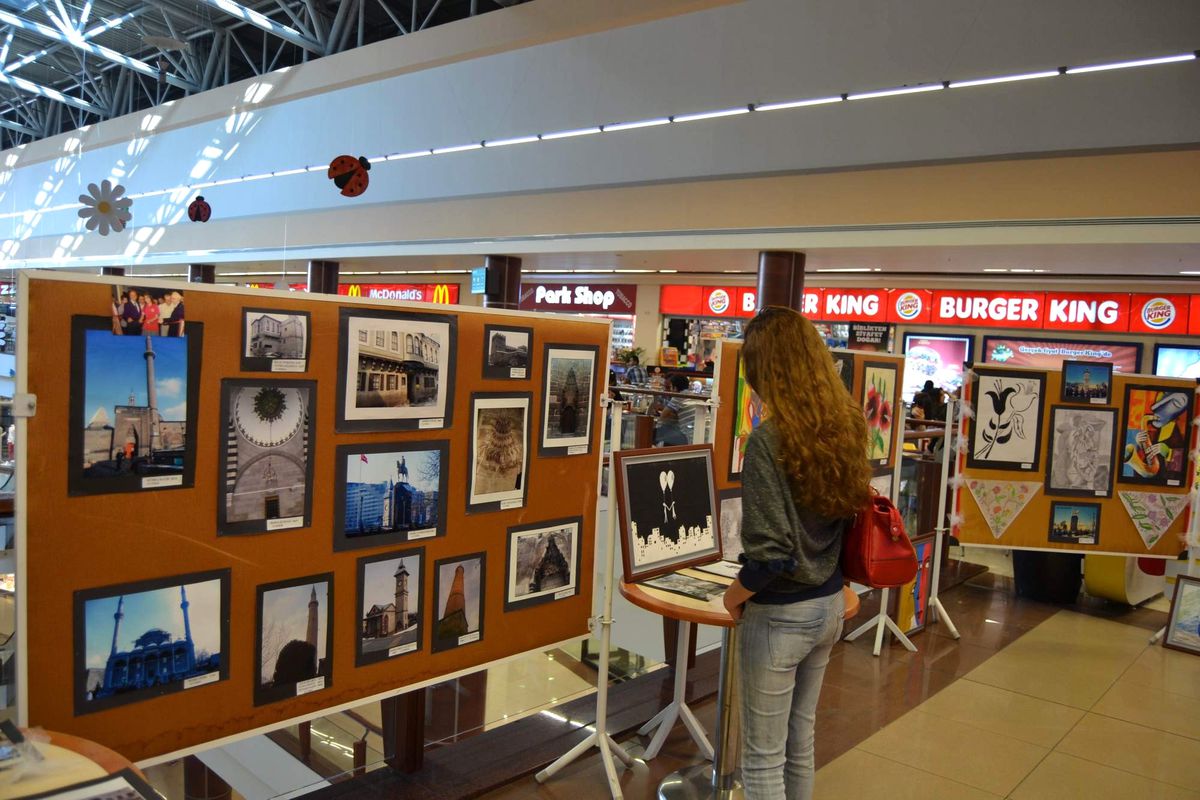 Fevzi Çakmak Lisesi'nden Karma Resim Sergisi
