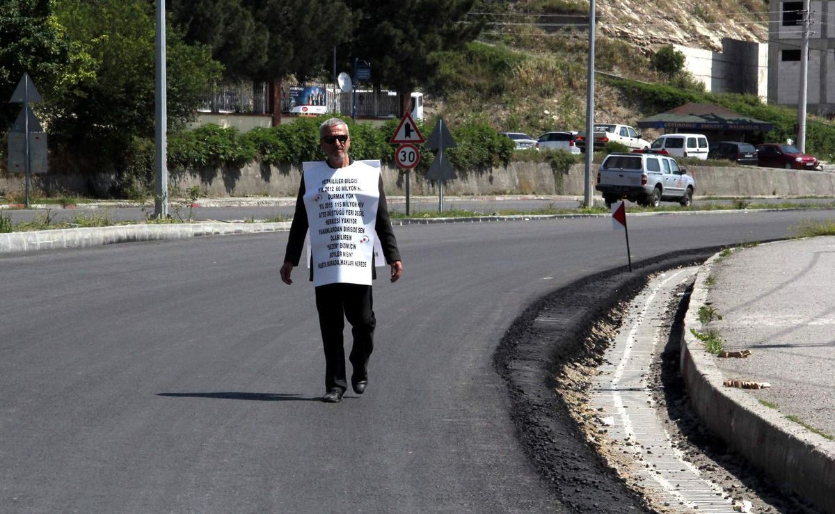 Hıv Hastası Bartın'dan Yunanistan'a Yürüyor