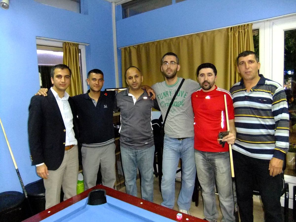 Salihli'de Bilardo Turnuvası Düzenlendi