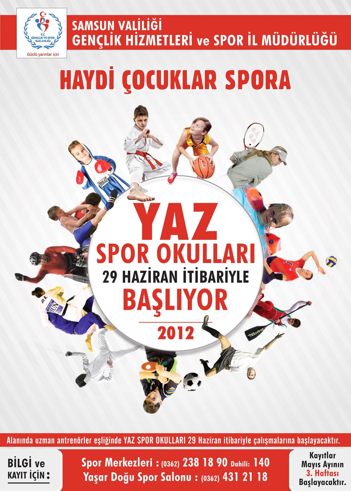 Spor Okulları Kayıtları Başladı