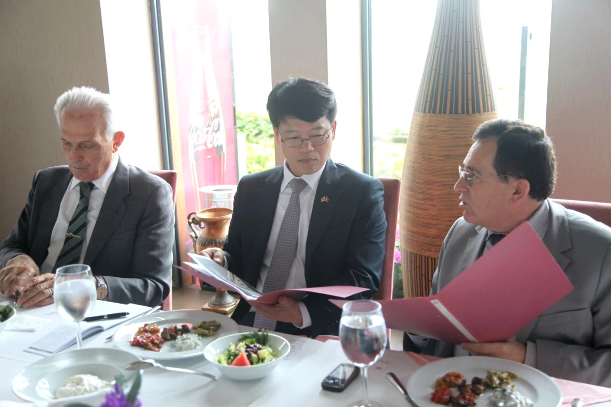 Ttso Yönetimi Güney Kore Büyükelçisi Sangkyu Lee ile Yemekte Buluştu