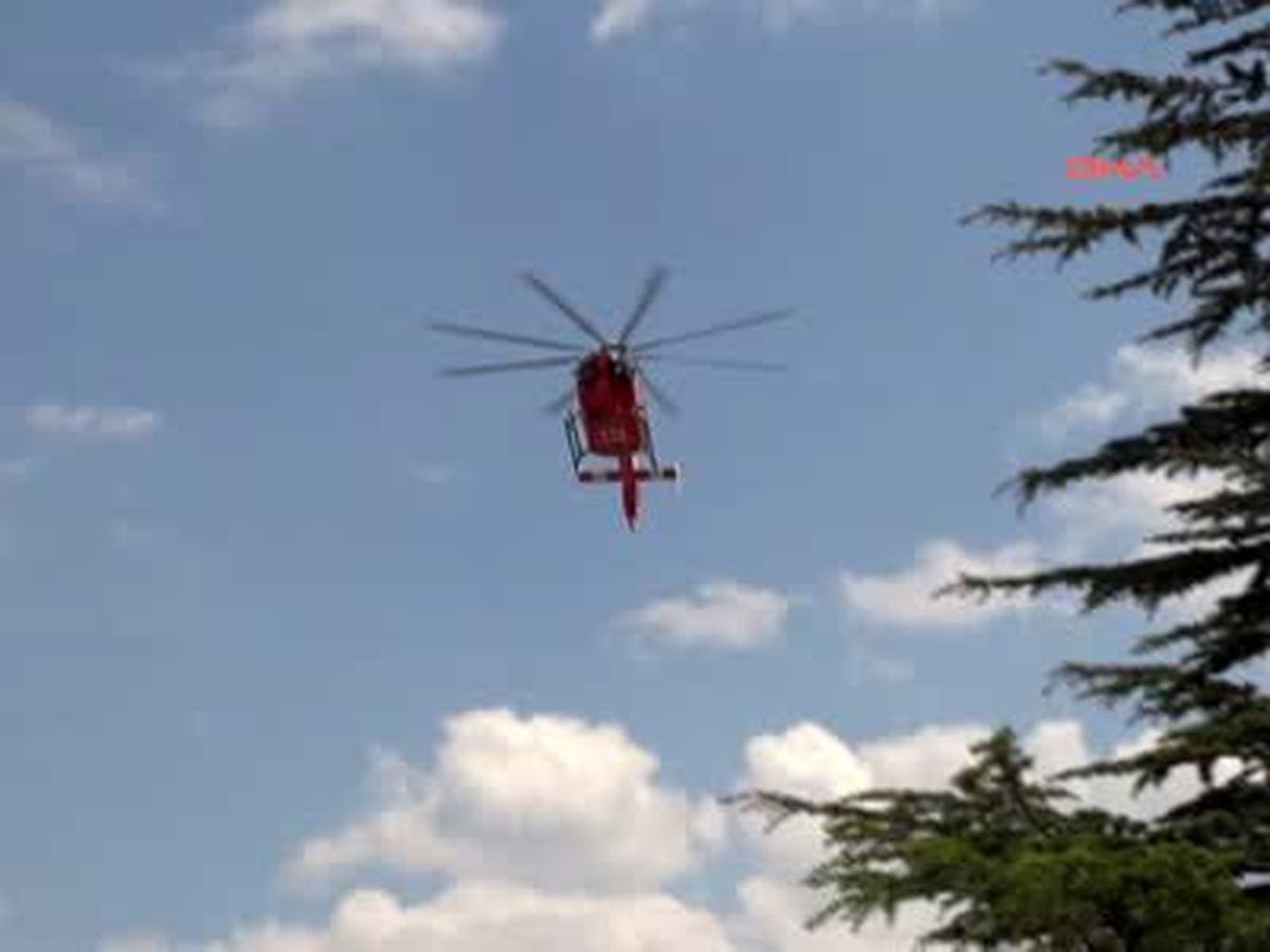 Kalbi Duran 2 Aylık Bebeğe Ambulans Helikopter Desteği