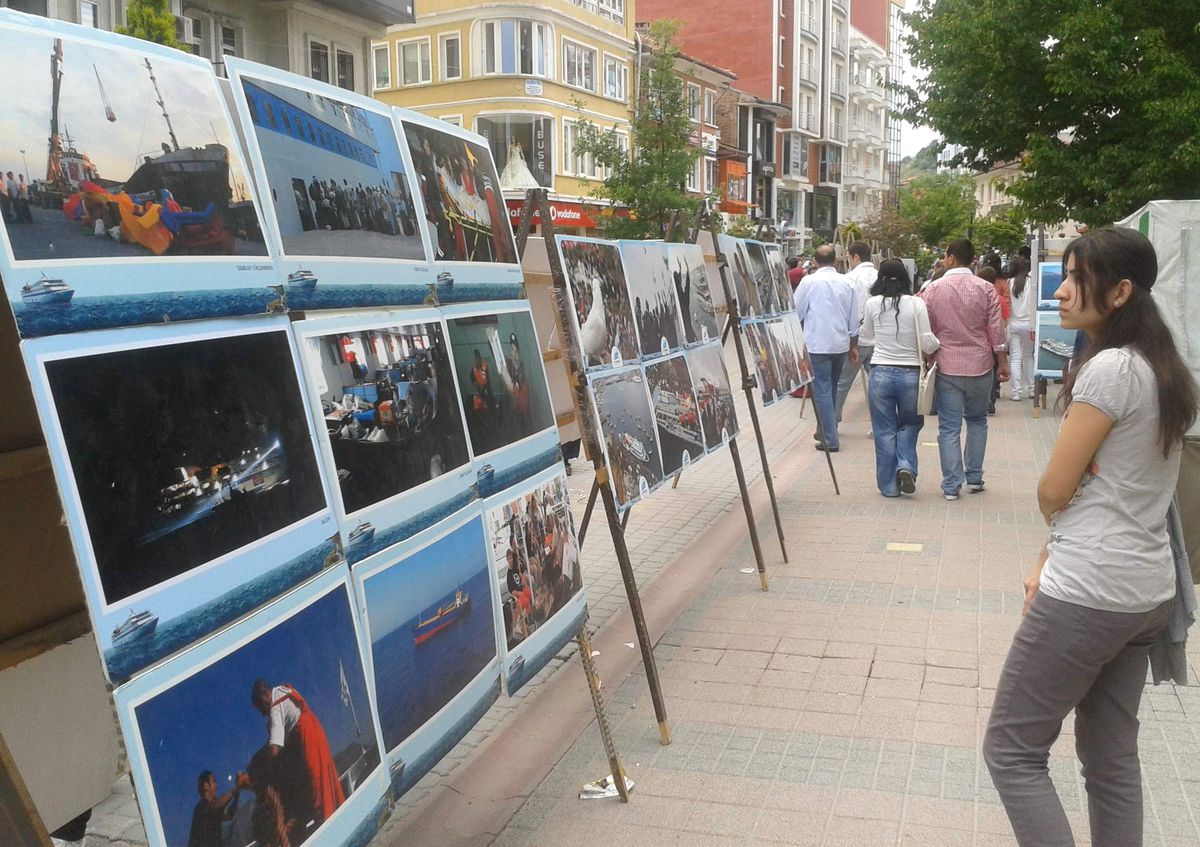 Kütahya\'da \'Özgür Mavi Marmara\' Resim Sergisi