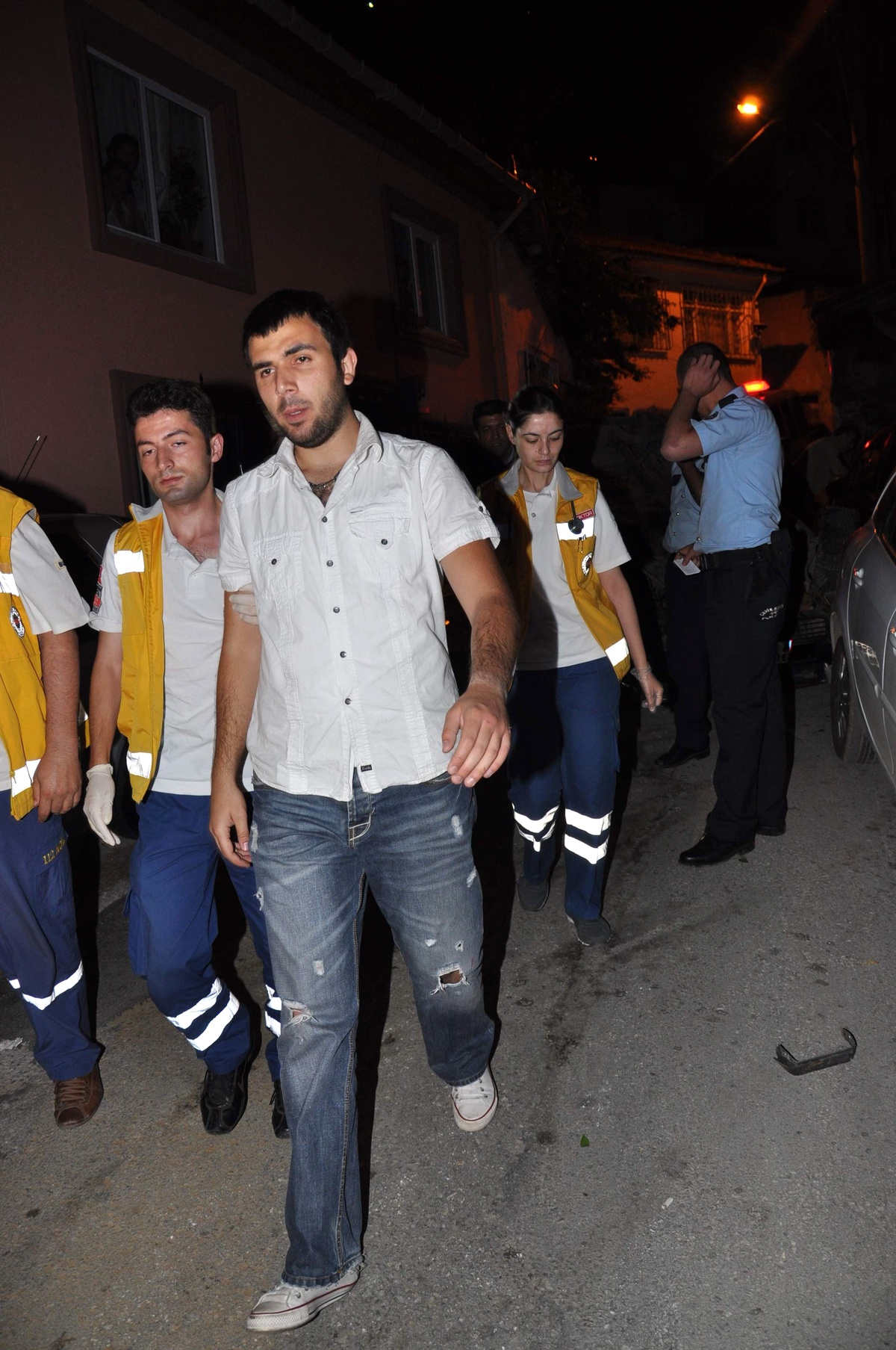Polisten Kaçan Alkollü Sürücünün Otomobili Takla Attı
