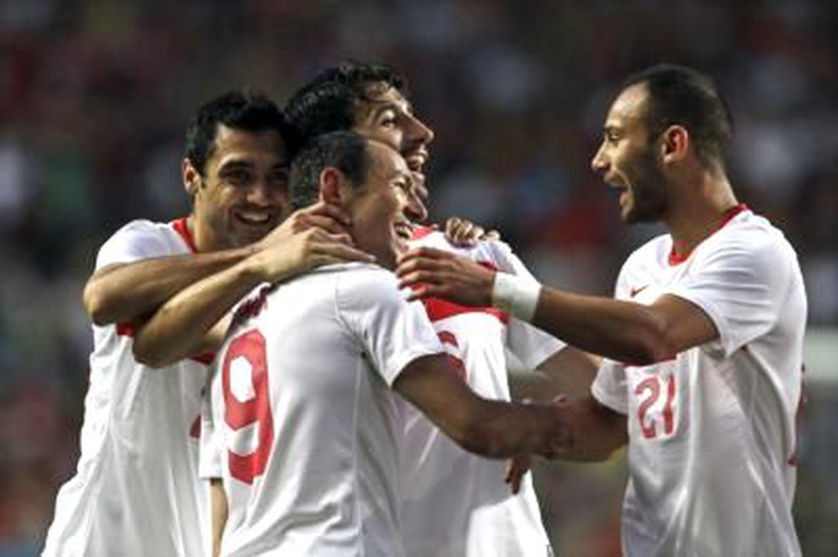 A Milli Futbol Takımı, 2014 Dünya Kupası Hazırlıkları Kapsamında Deplasmanda Portekiz ile Yaptığı...