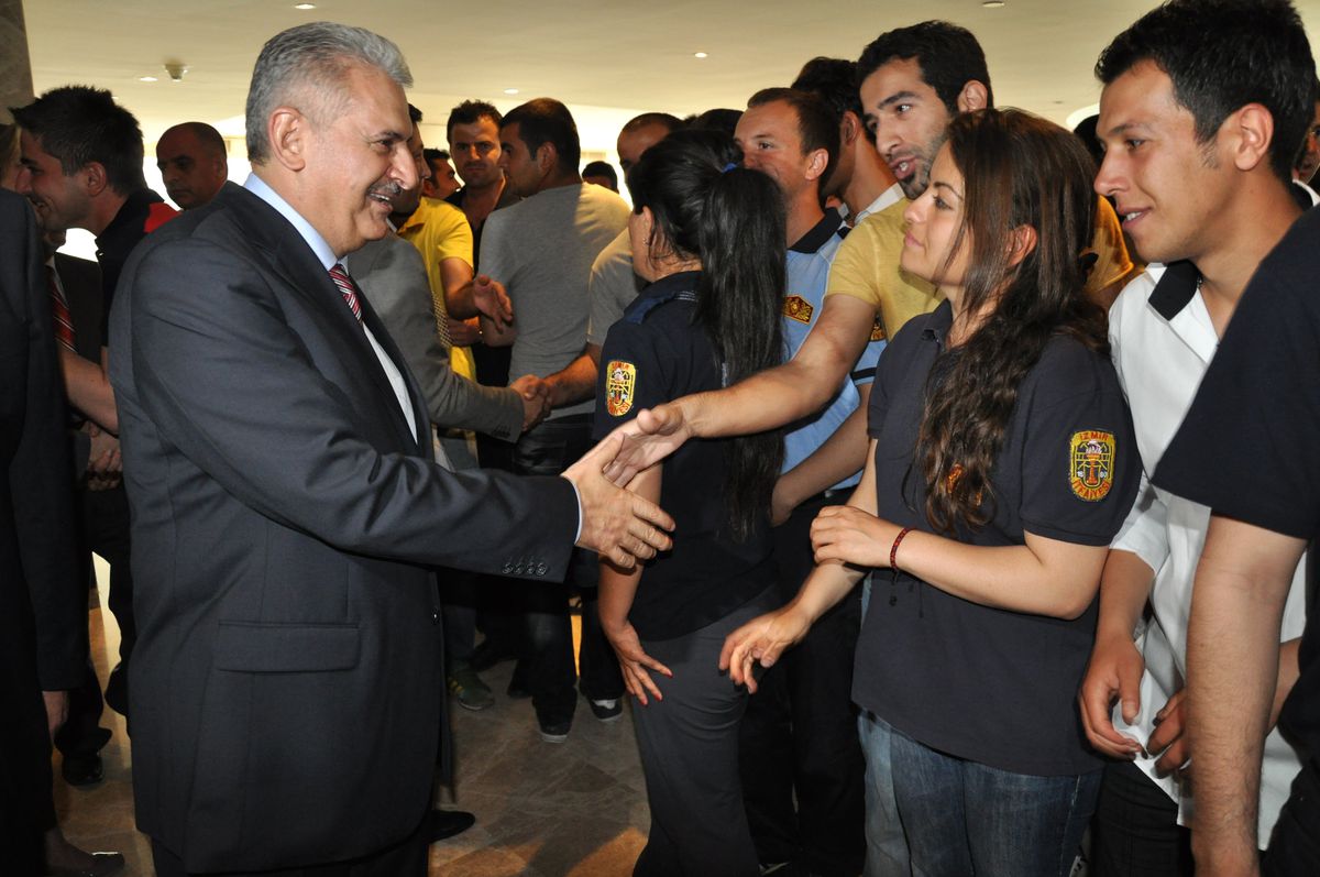 İtfaiye Erlerinden Bakan Yıldırım\'a Teşşekür
