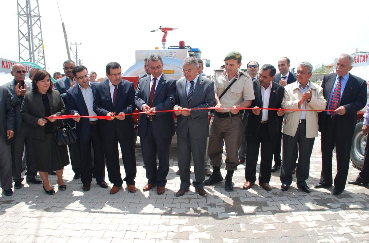 Karatay\'da İtfaiye Tankerleri Köylere Teslim Edildi