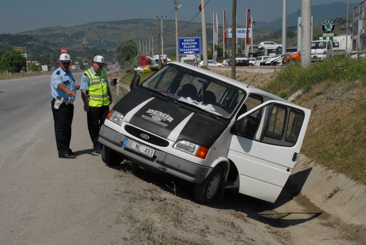 Samsun\'da Trafik Kazası: 1 Yaralı