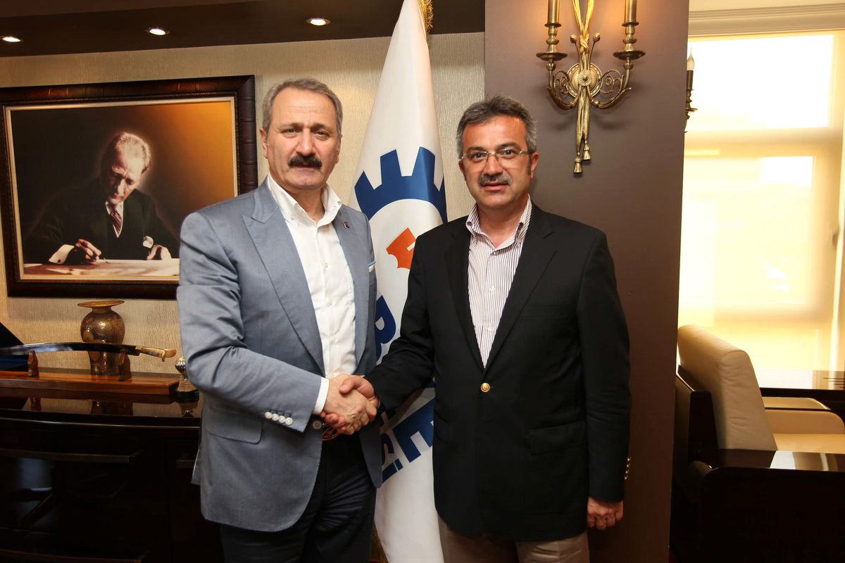Başkan Köşker, Bakan Çağlayan\'ı Makamında Ağırladı