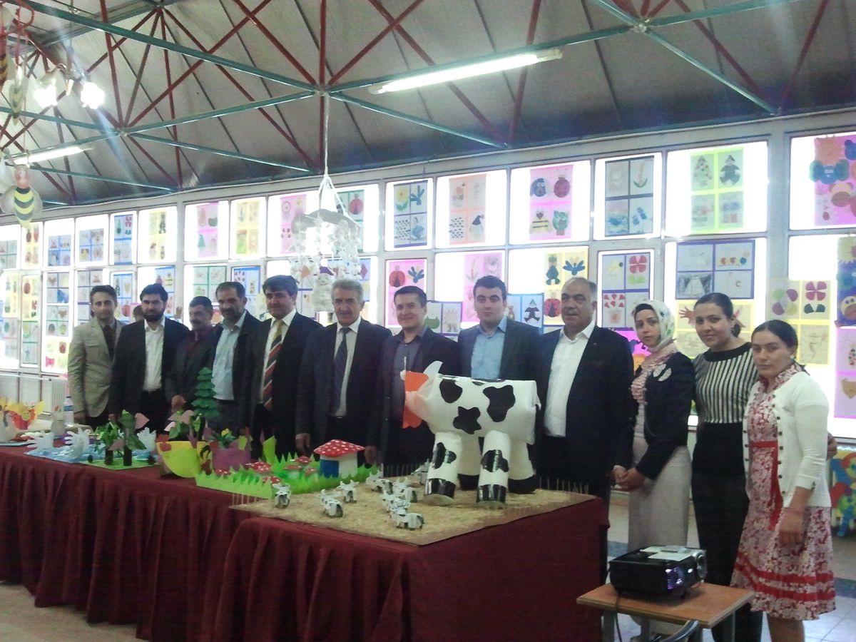 İliç\'te Köy Okulları Anasınıfı Sergisi