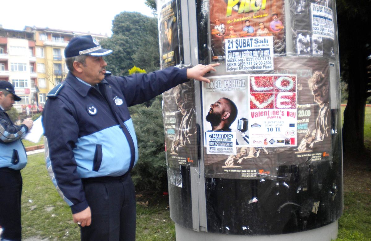 İzinsiz İlana 5 Bin TL Ceza