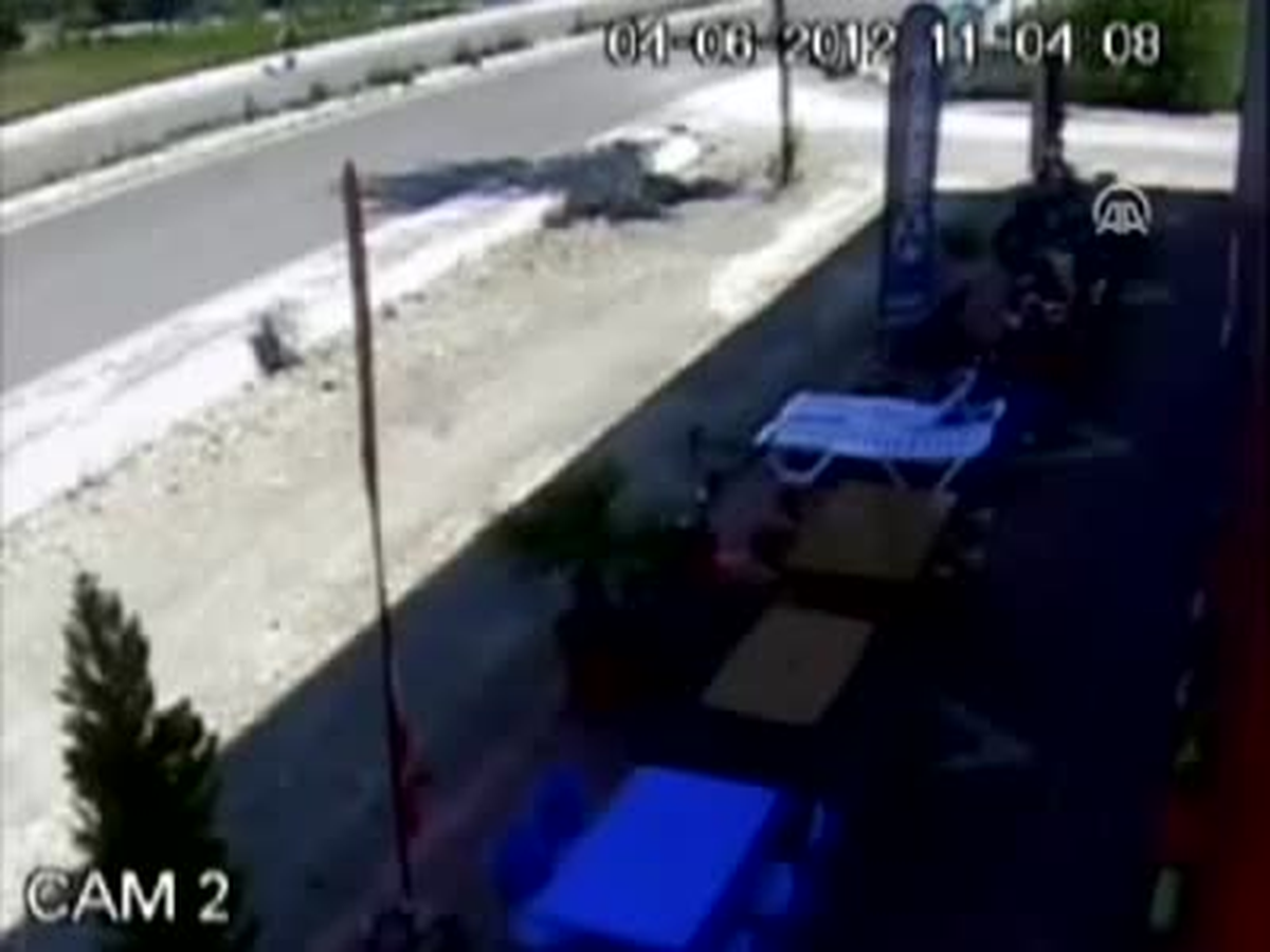 Kazı Anı Güvenlik Kamerasında