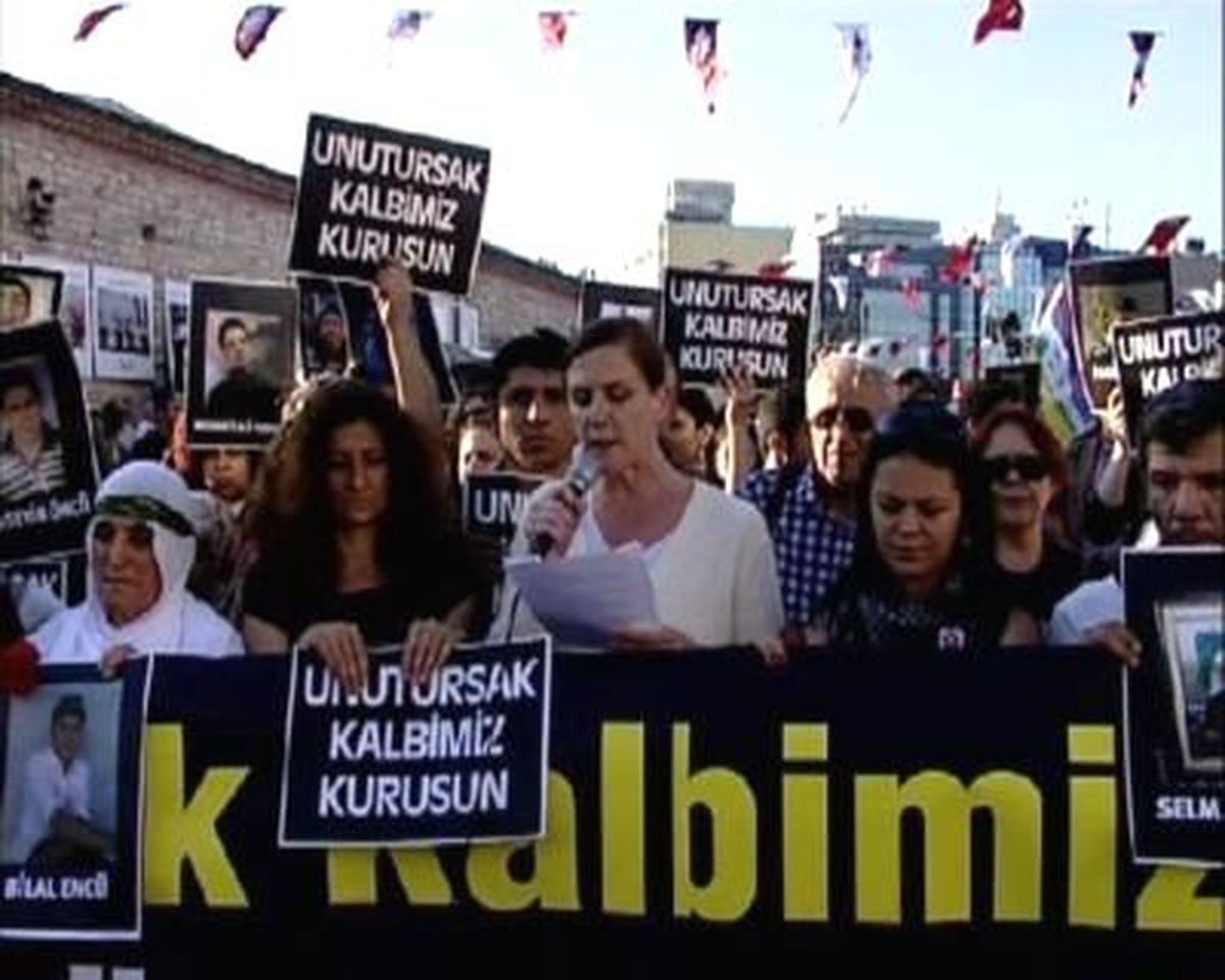 Taksim'de 'Uludere' Eylemi