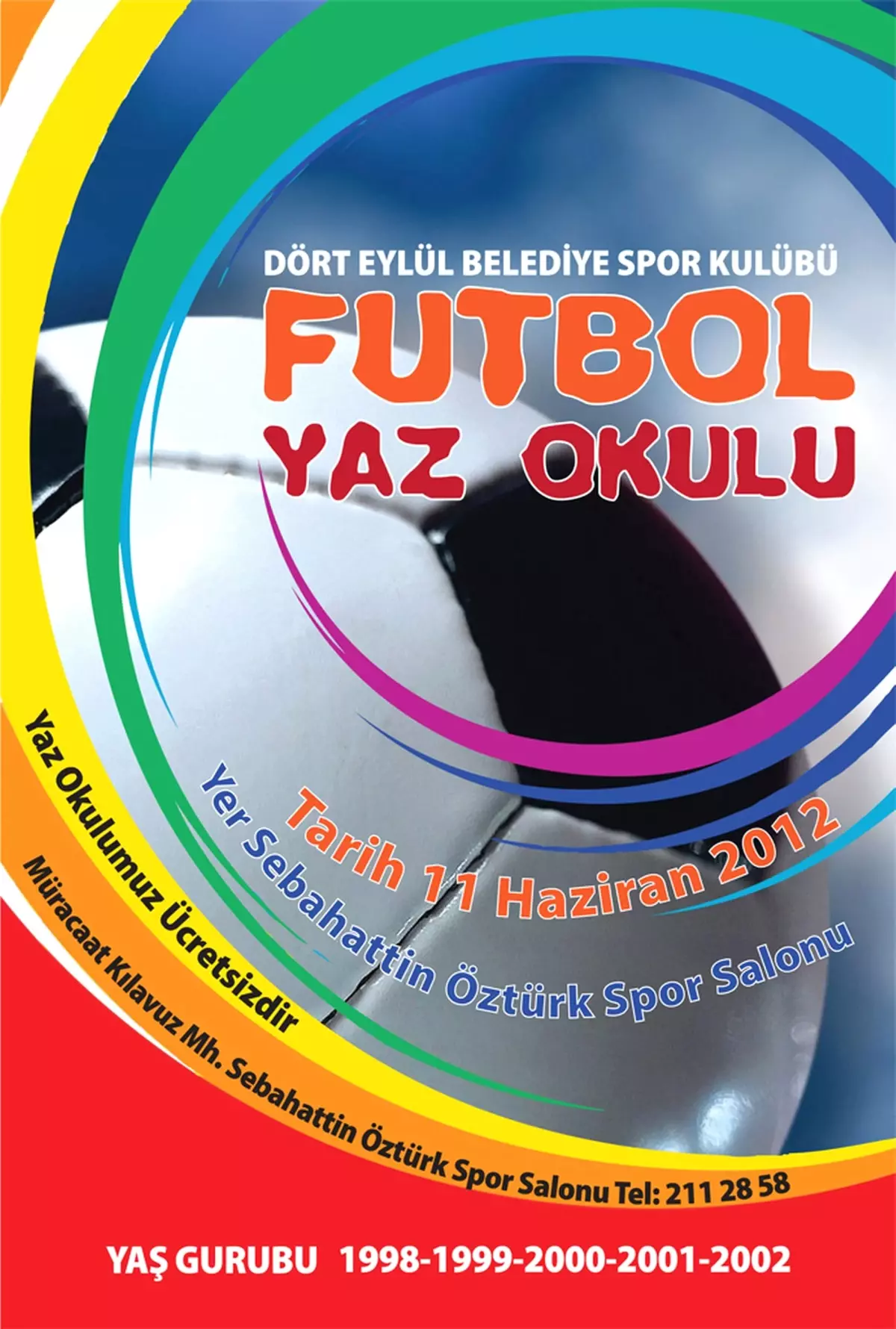 4 Eylül Belediyespor Yaz Futbol Okulu Başlıyor