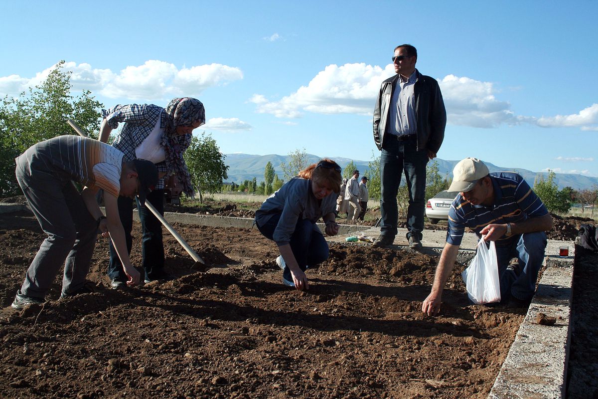 Akademisyenler Hobi Bahçelerinde Tarıma Başladı