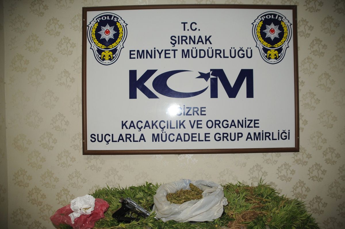 Cizre\'de Uyuşturucu Operasyonu